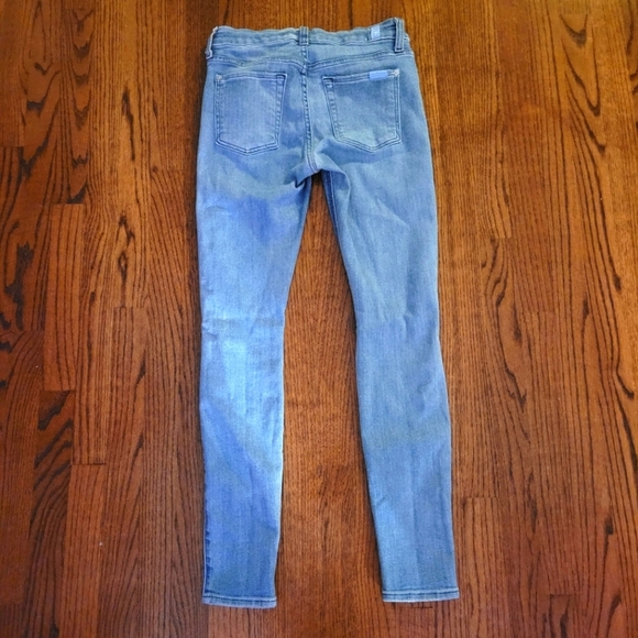 7 For All Mankind Size 28 Distressed Skinny Jeans - Picture 3 of 10